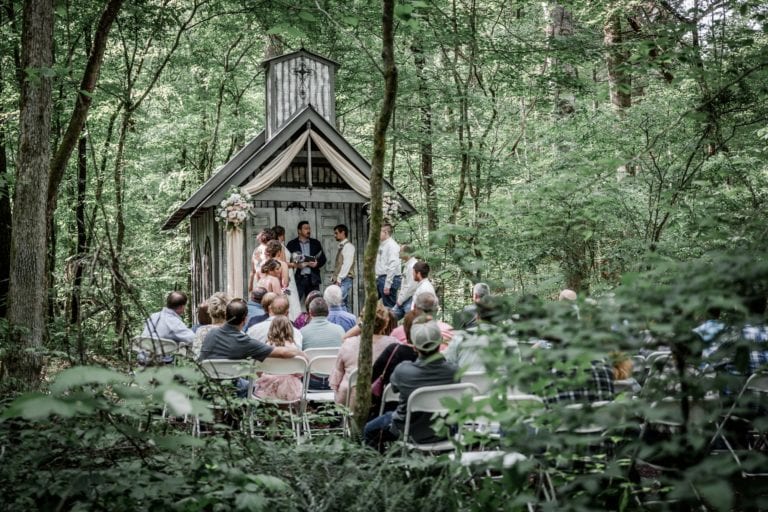 Cades Cove Wedding Chapel Gatlinburg Smoky Mountains - Chapel in the Hollow