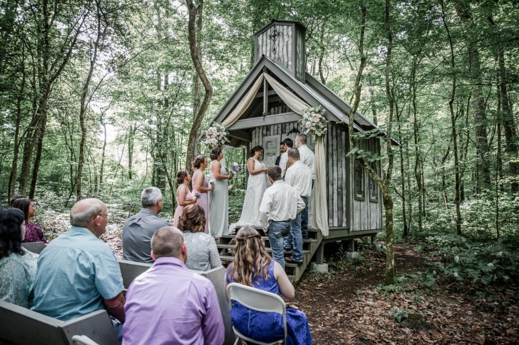 Cades Cove Wedding Chapel Gatlinburg Smoky Mountains - Chapel in the Hollow