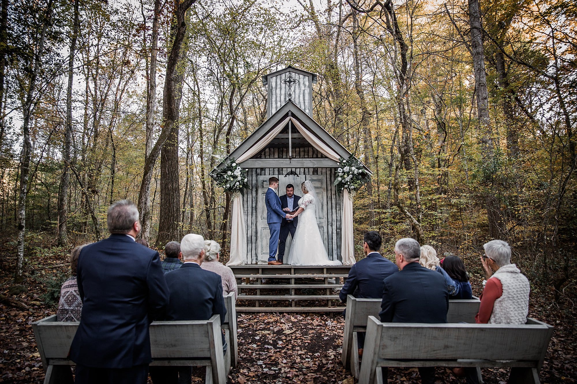 Brooke and Zack's Sweet Fall Wedding - Chapel in the Hollow