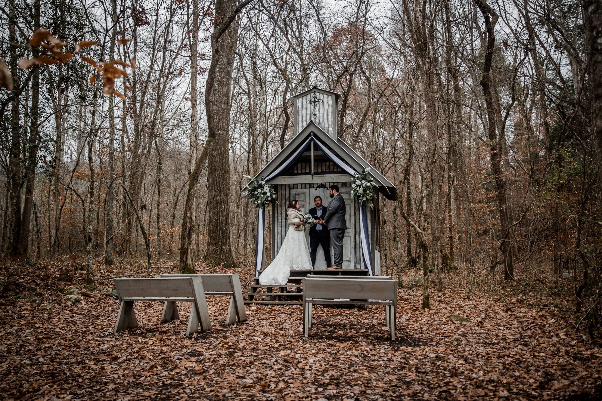 Wedding Chapels in the Smokey Mountains at a Smokey Mountain elopement.