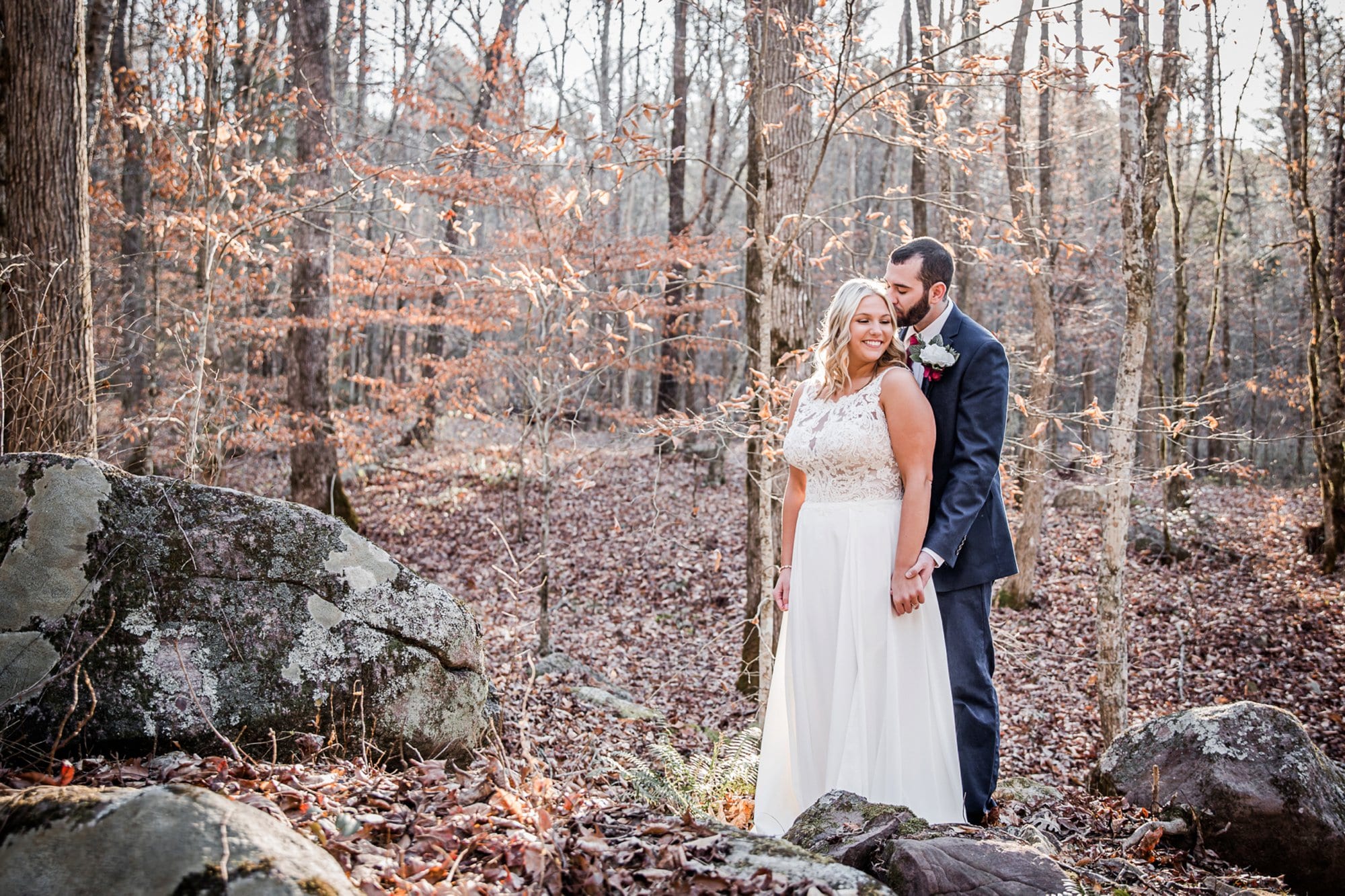 Outdoor Wedding Portraits at Intimate Weddings in the Smoky Mountains