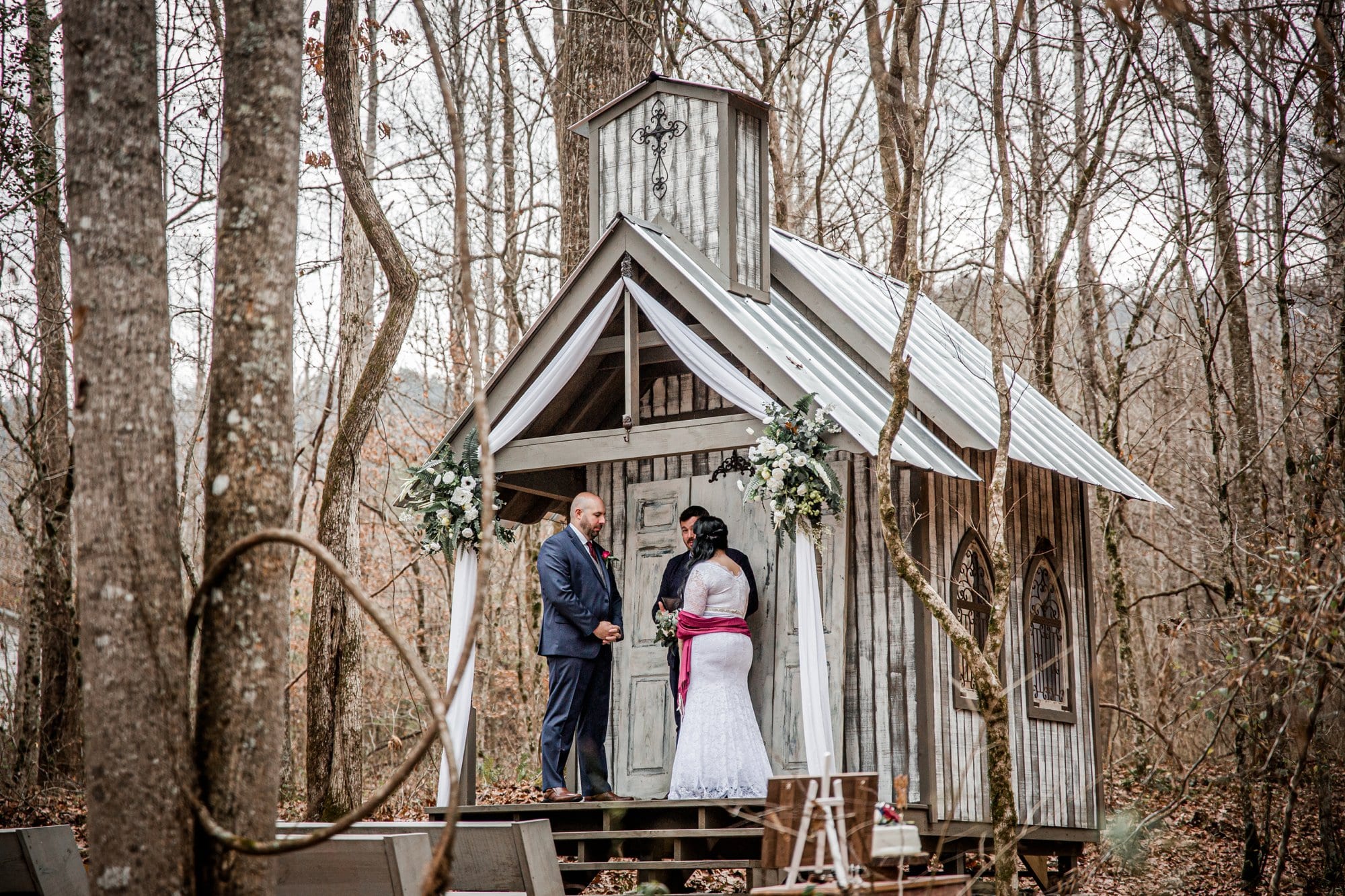 Wedding chapels for an intimate wedding or Gatlinburg elopement. 
