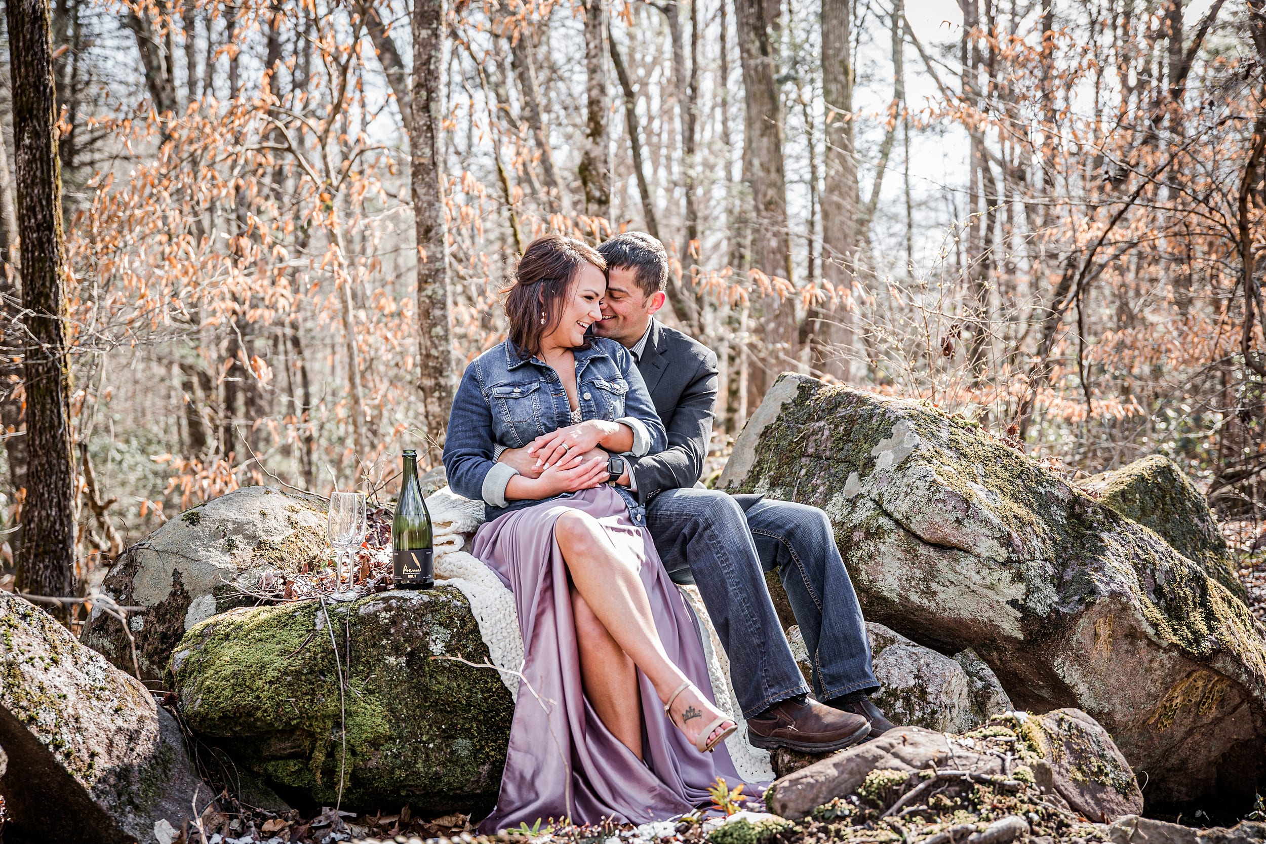 Engaged in the Smoky Mountains