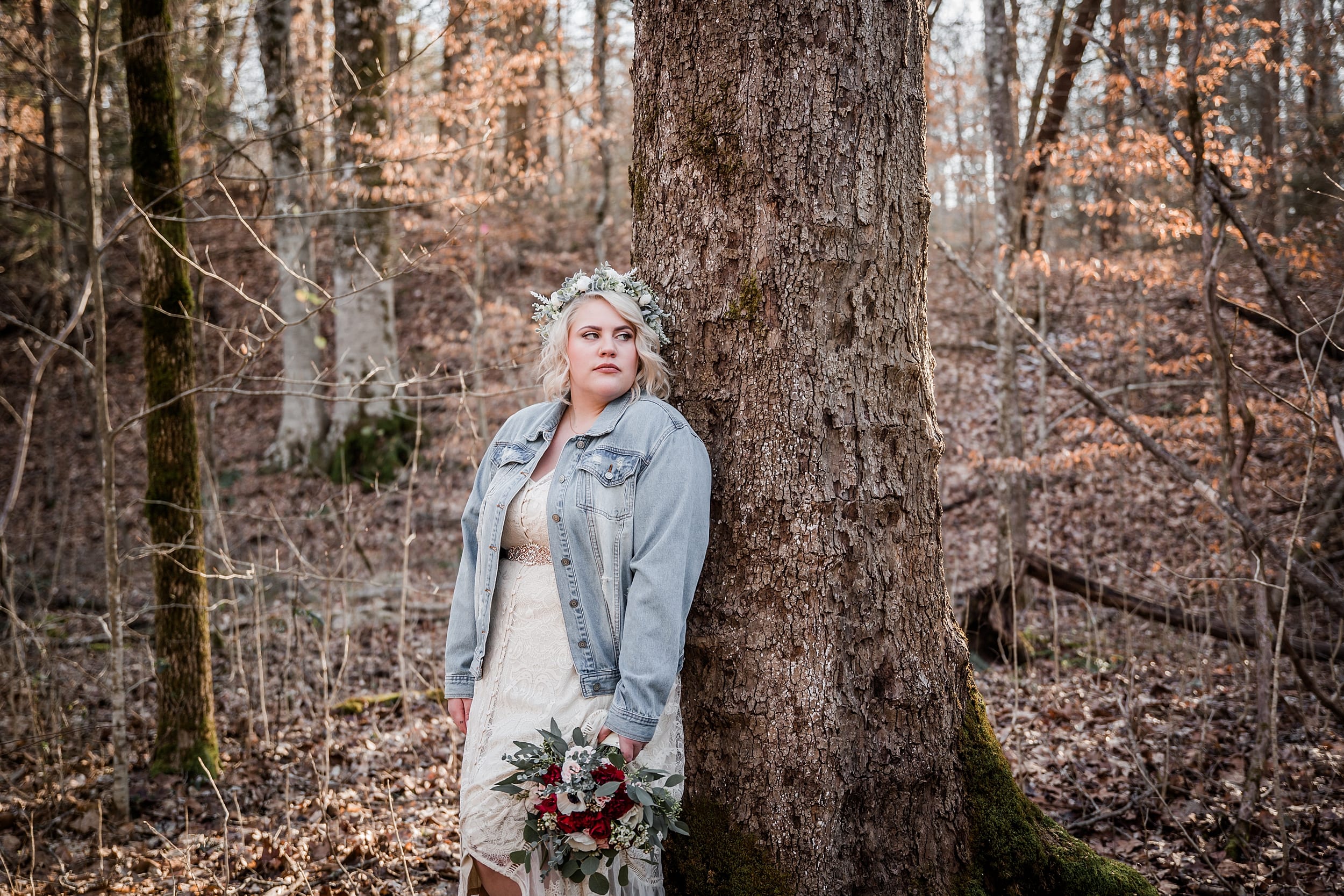 Bride in the Woods