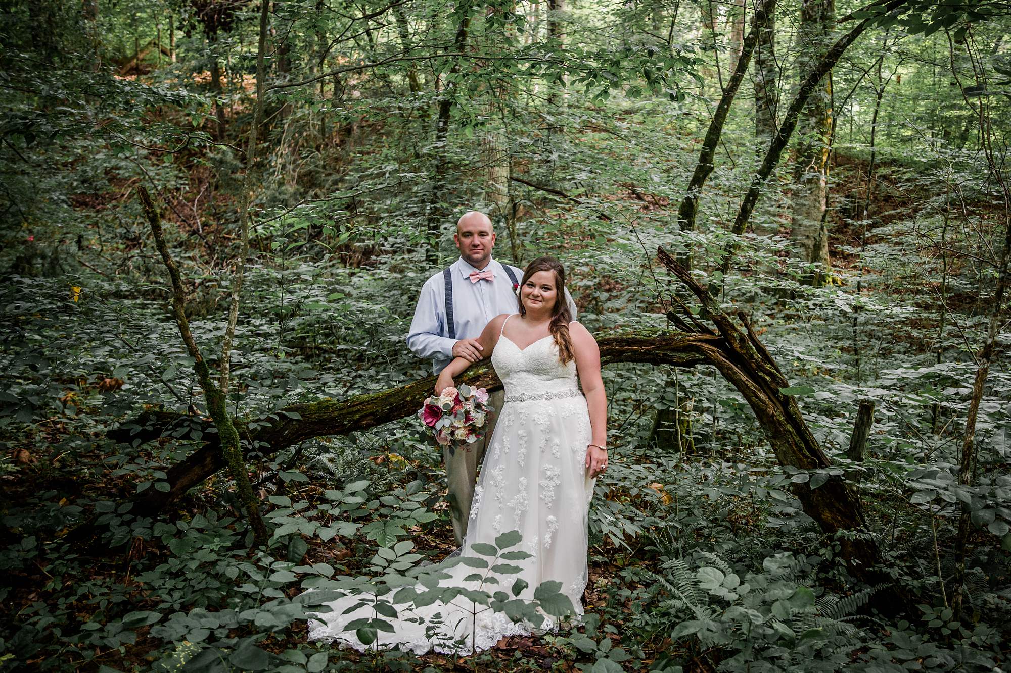 Bride and Groom East Tennessee Elopement