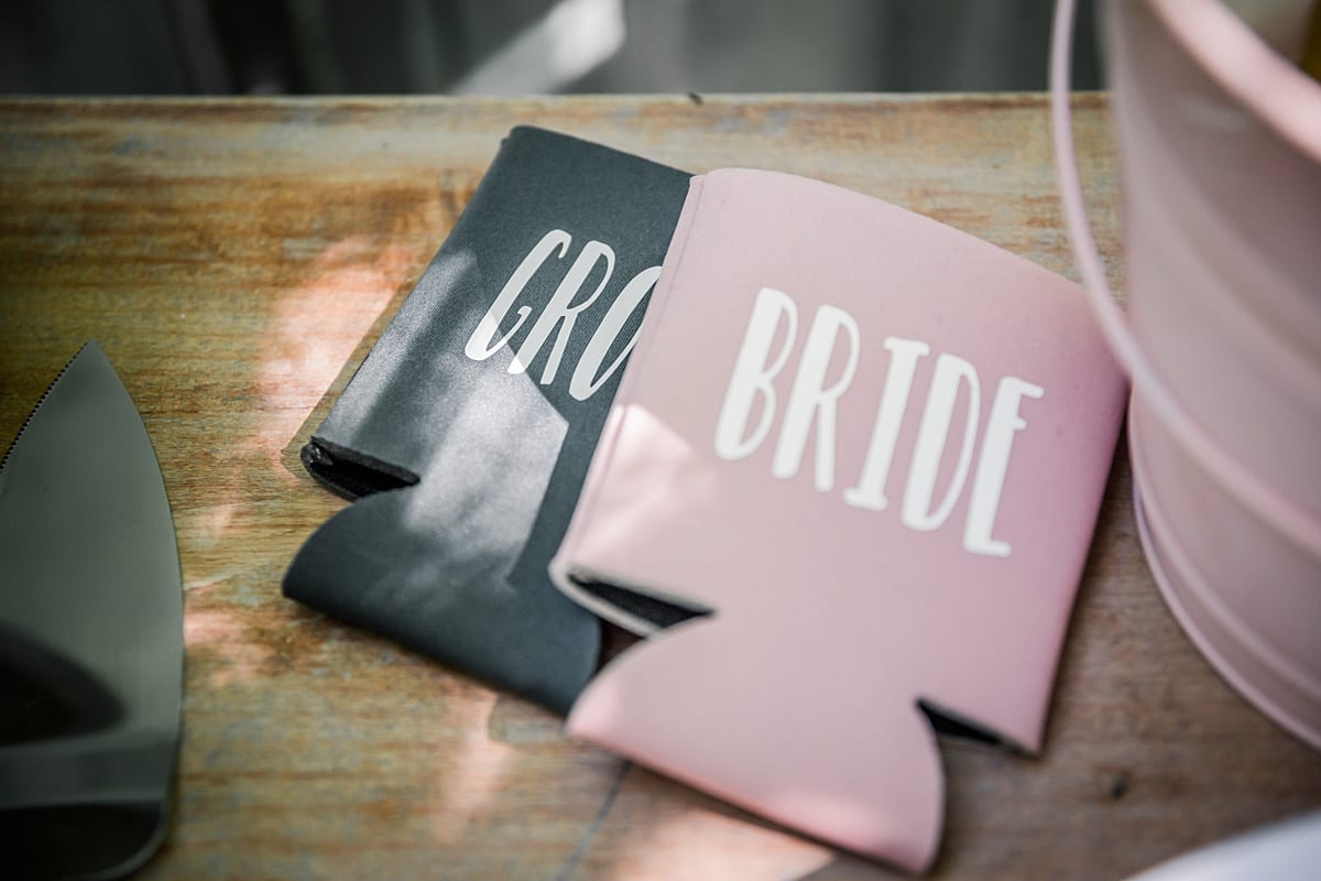 Bride and Groom Coozies