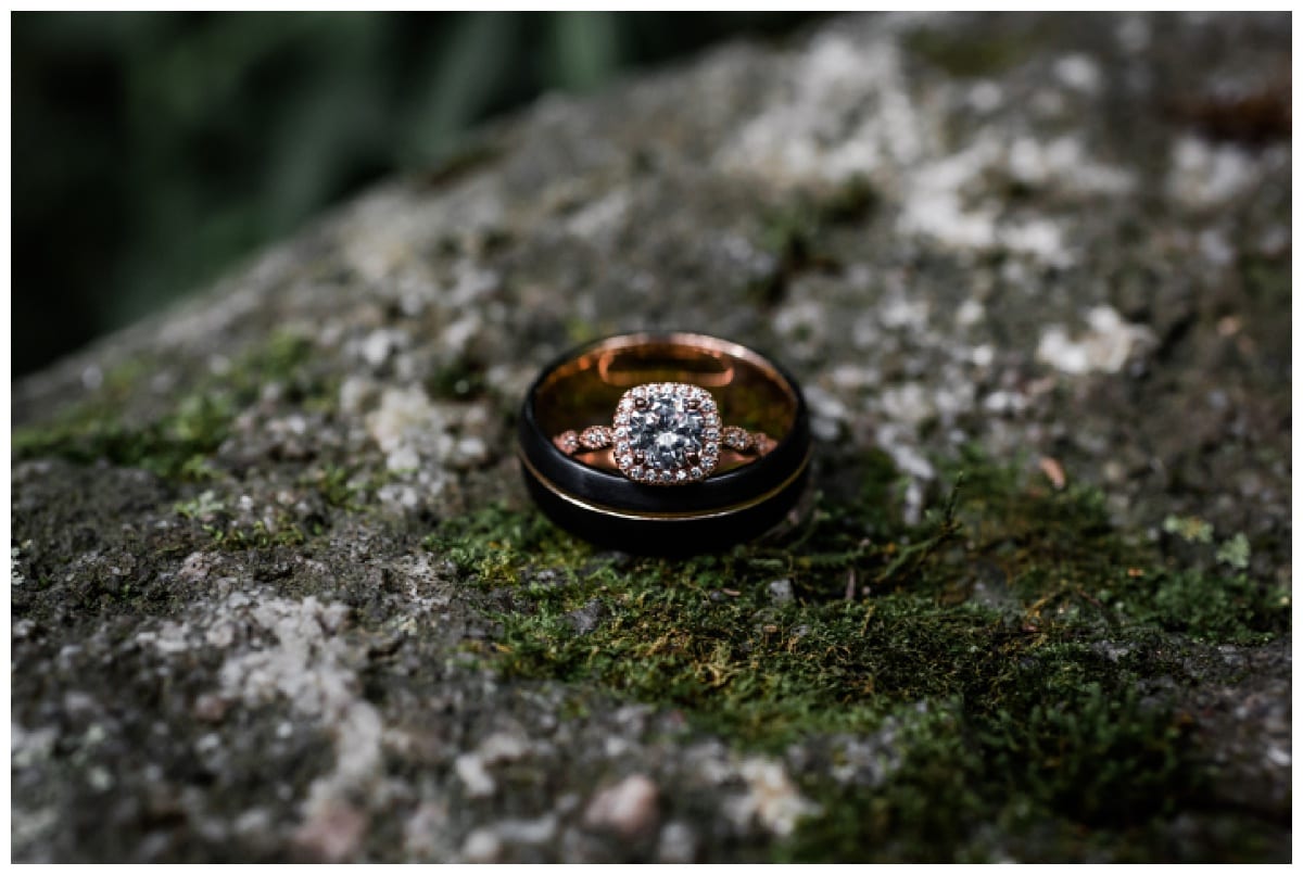 outdoor micro wedding rings