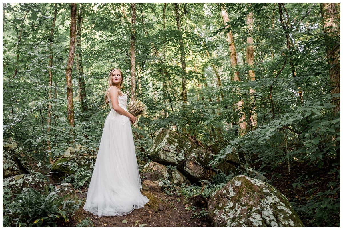 Smoky Mountain Bridal Portraits