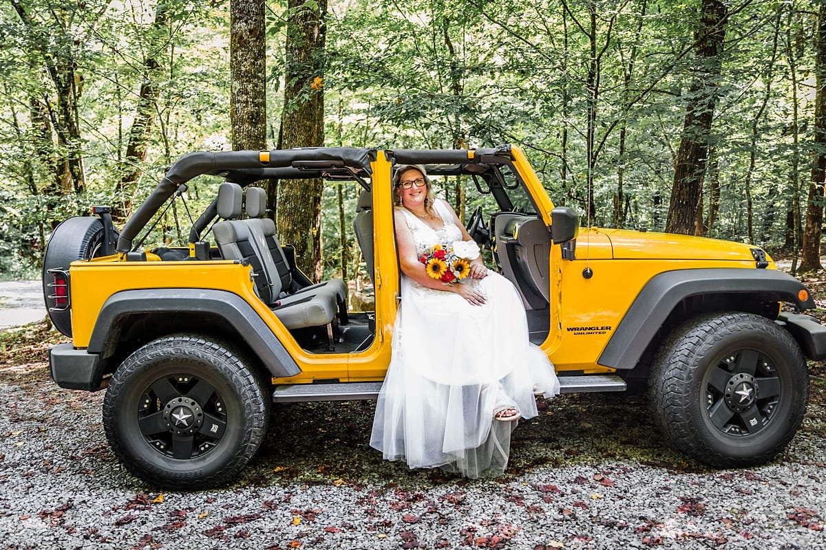 Tiny Smokey Mountain Weddings Jeeps