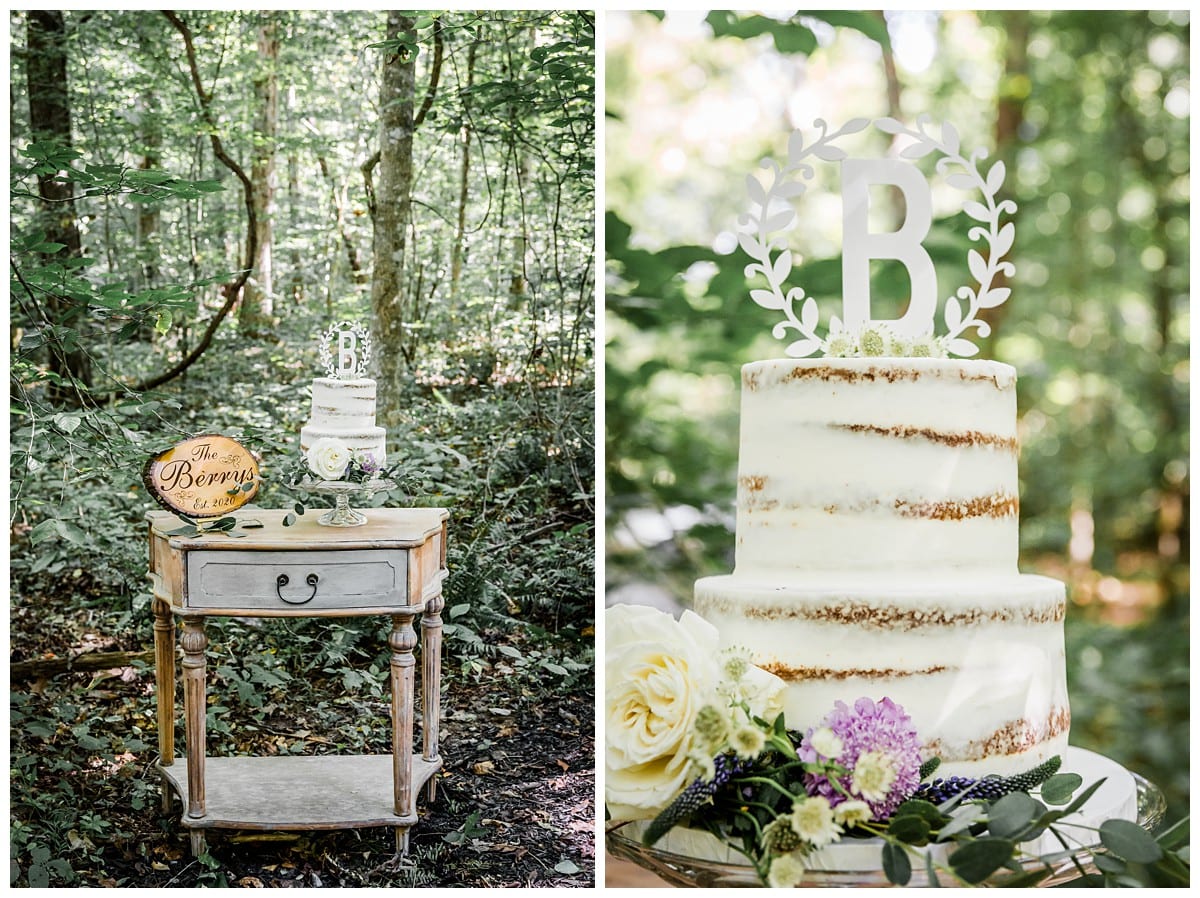 rustic country micro wedding