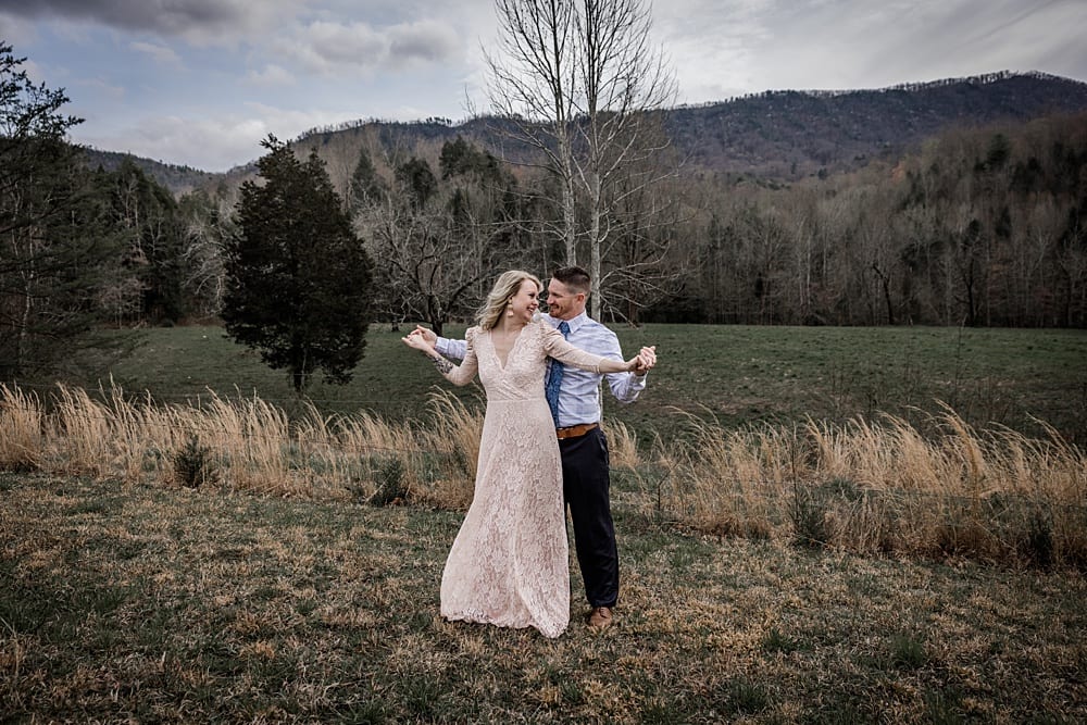 tennessee mountain elopement