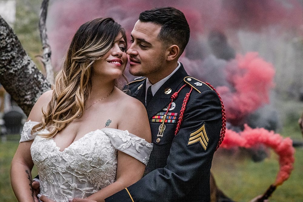 military micro wedding