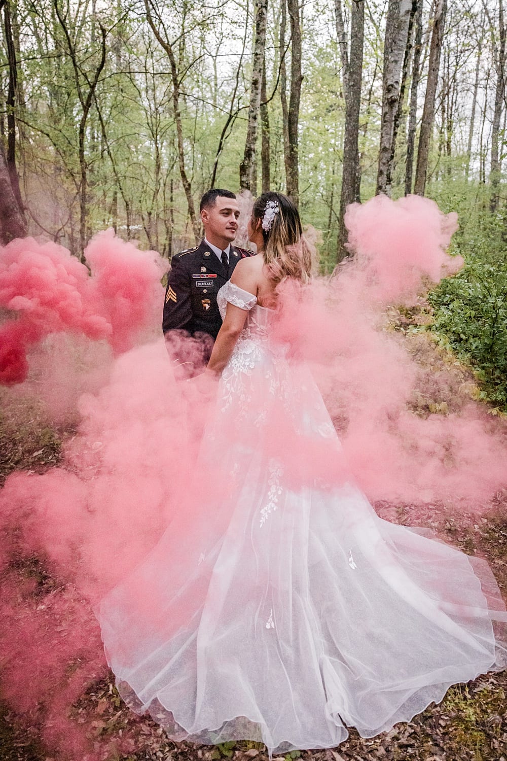 military micro wedding