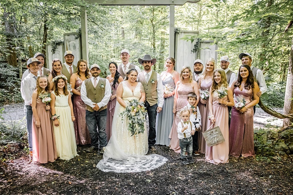 woodsy wedding