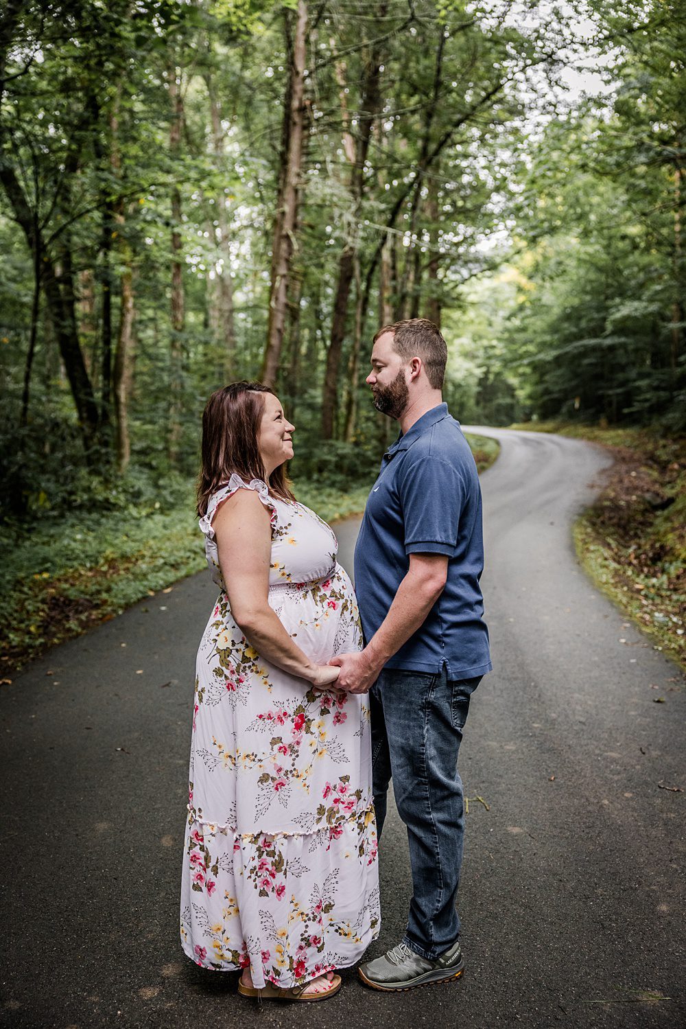 east tennessee maternity session