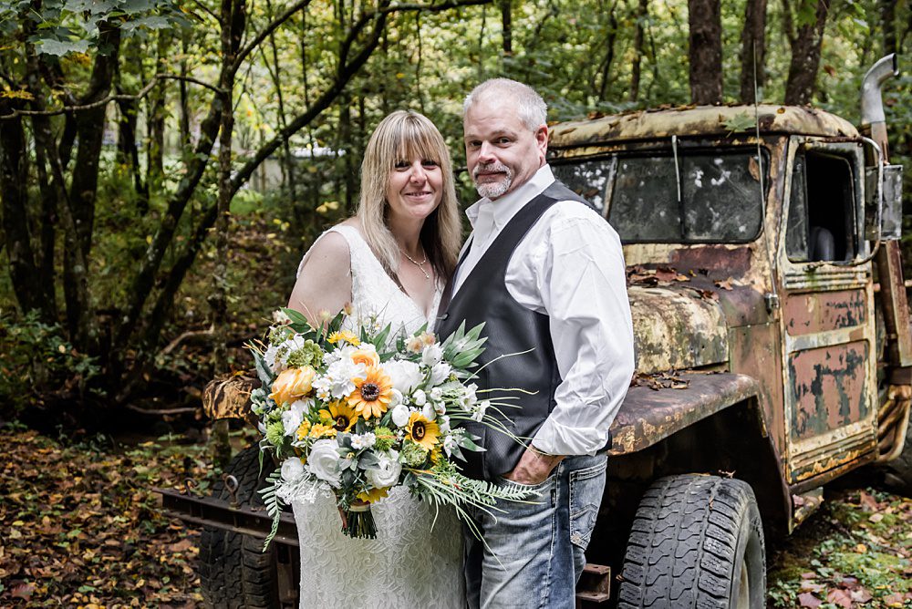 Fun Fall Elopement in the Smoky Mountains