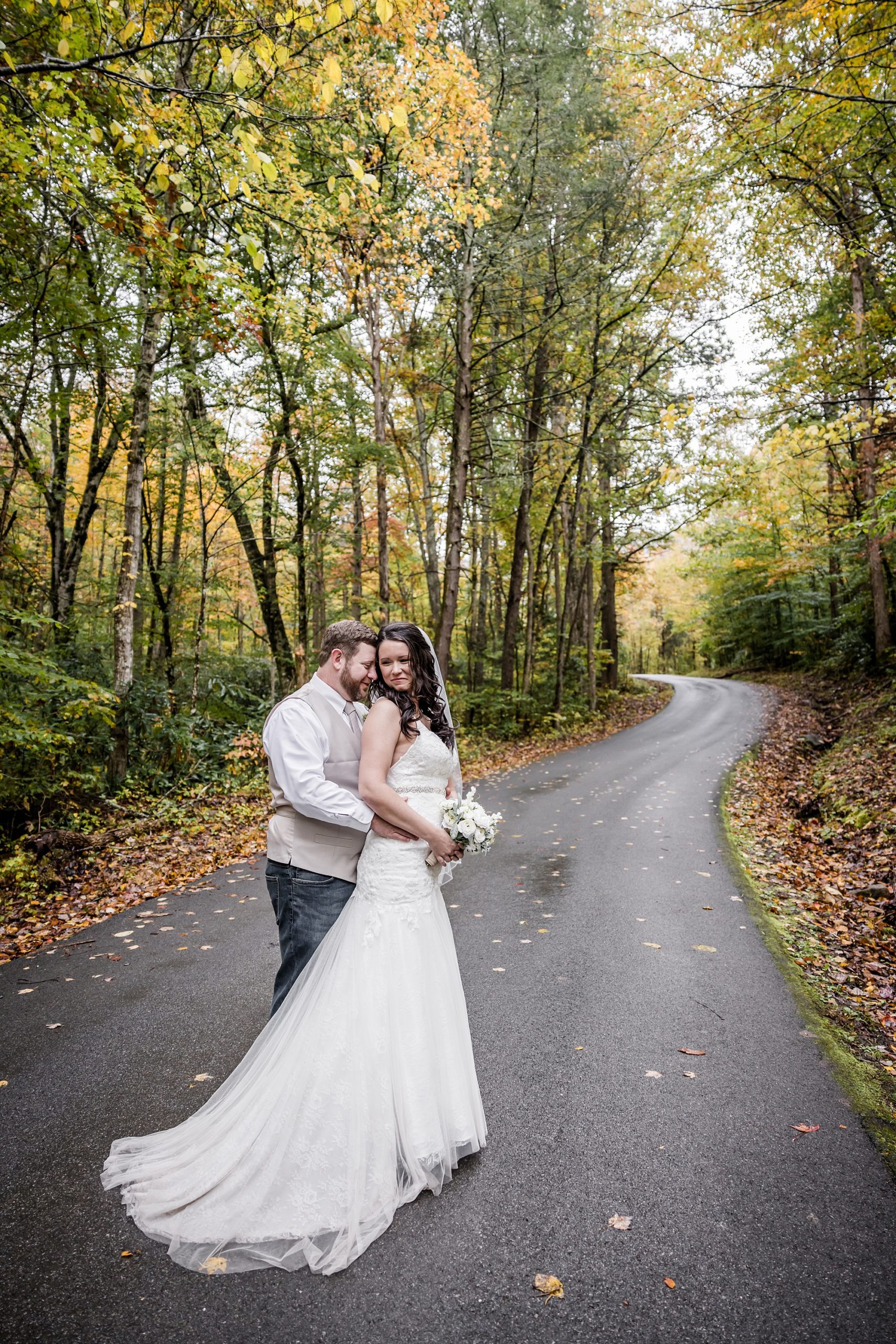 Rainy October Wedding Ceremony