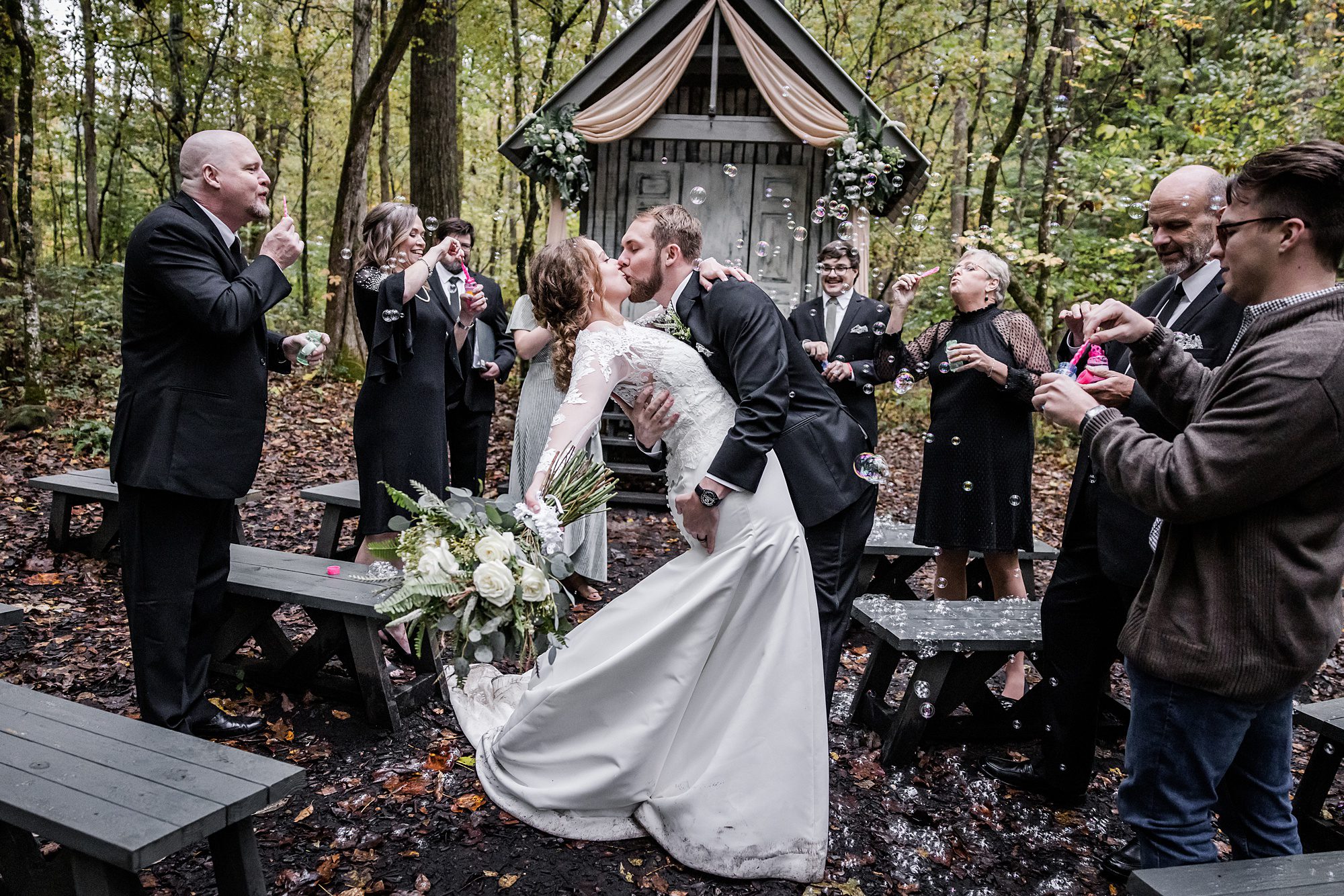 Rainy October Micro Wedding