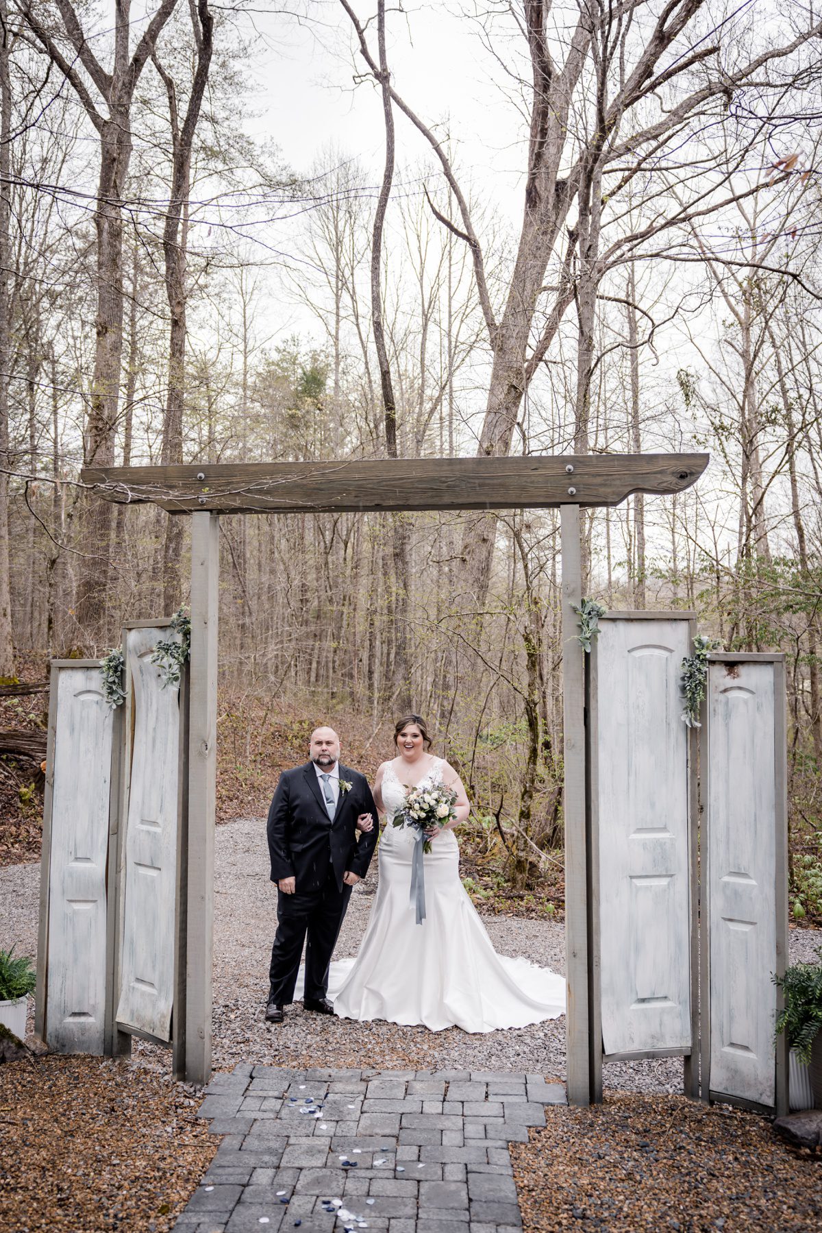 icy spring micro wedding
