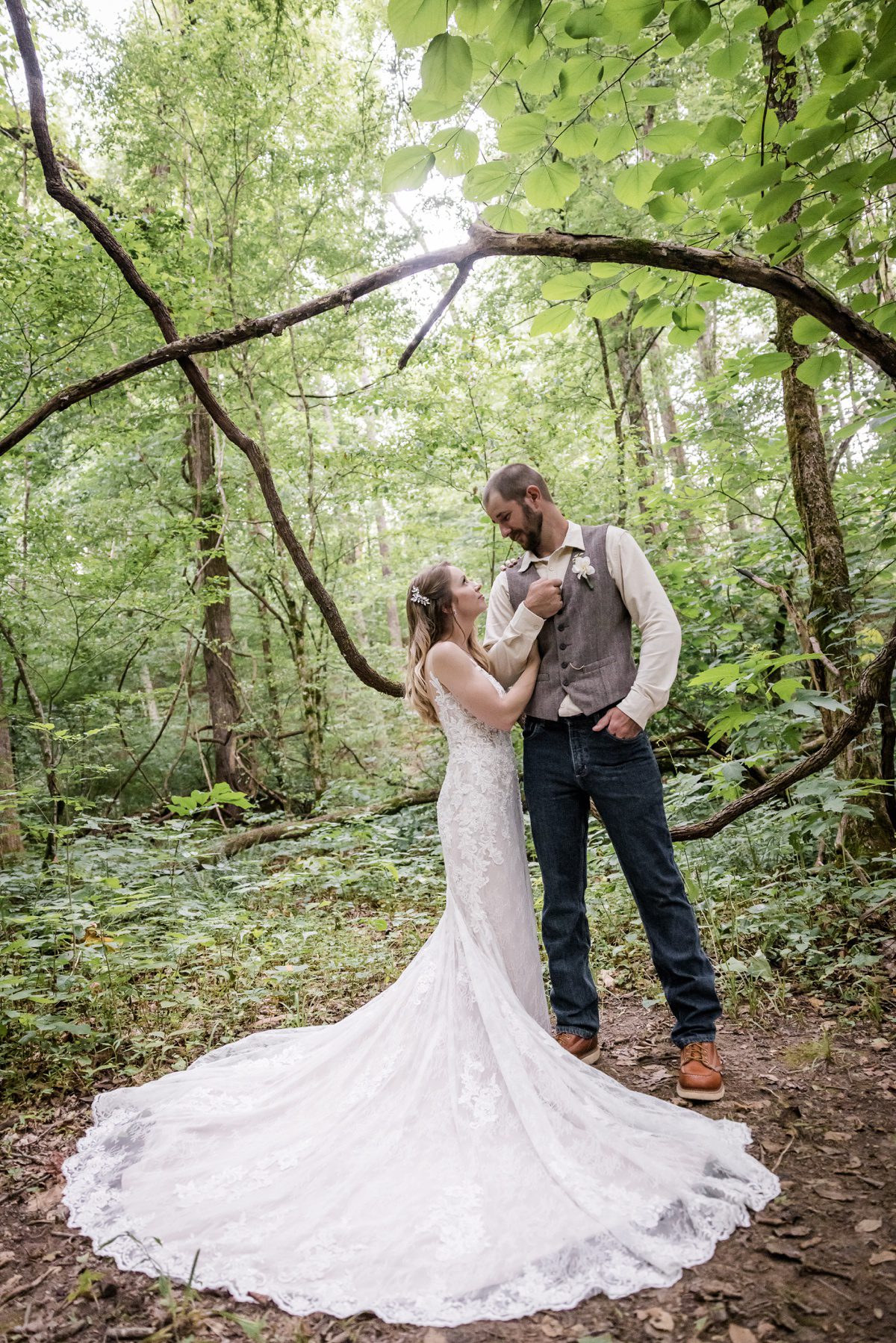 Evening Micro Wedding in the Smoky Mountains 