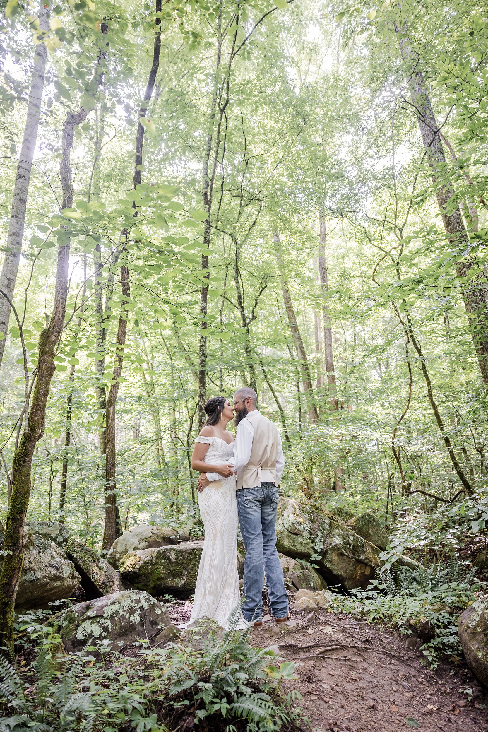 Summer Morning Wedding in the Smoky Mountains