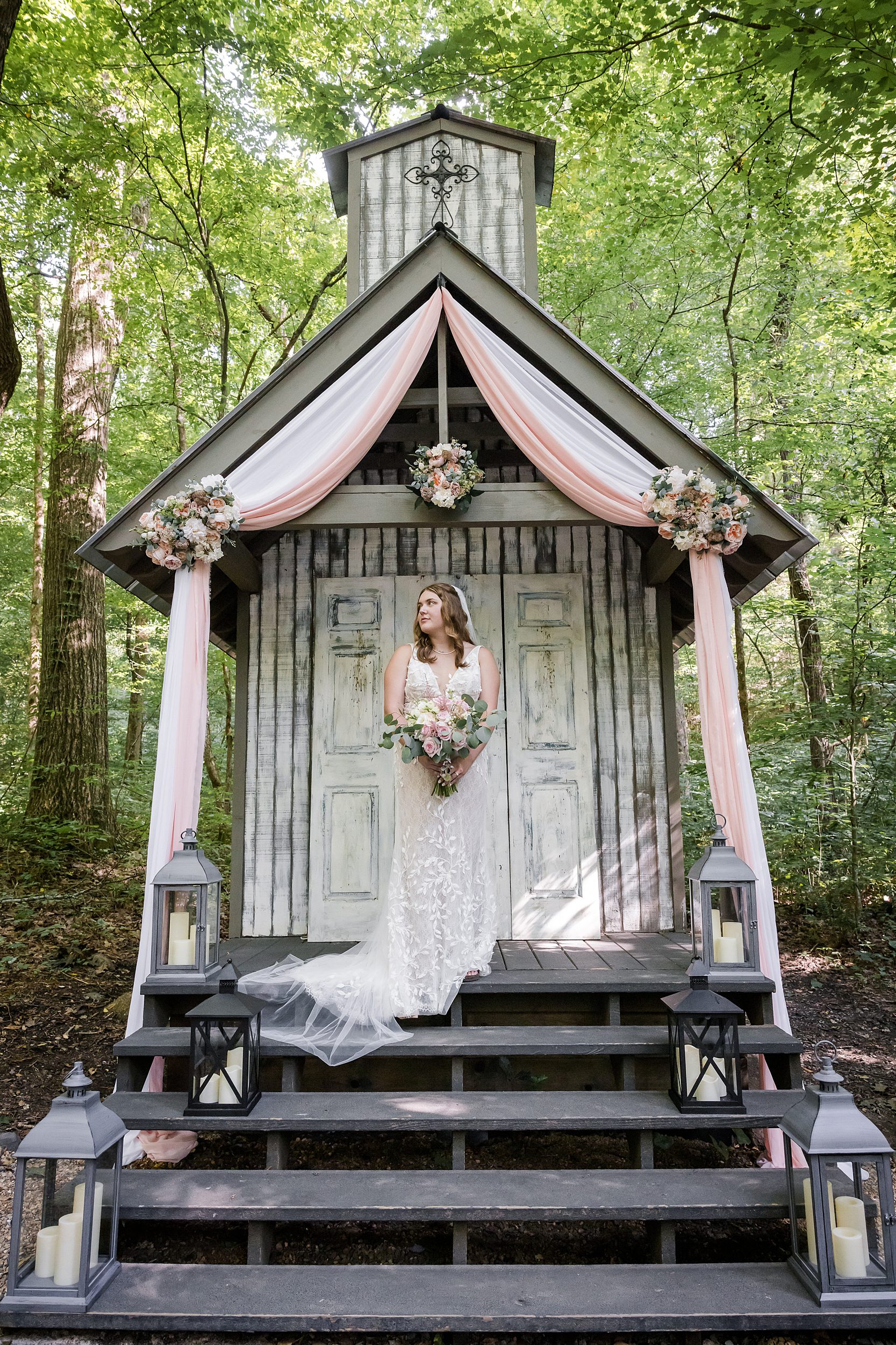 A Blush Wedding in the Smoky Mountains