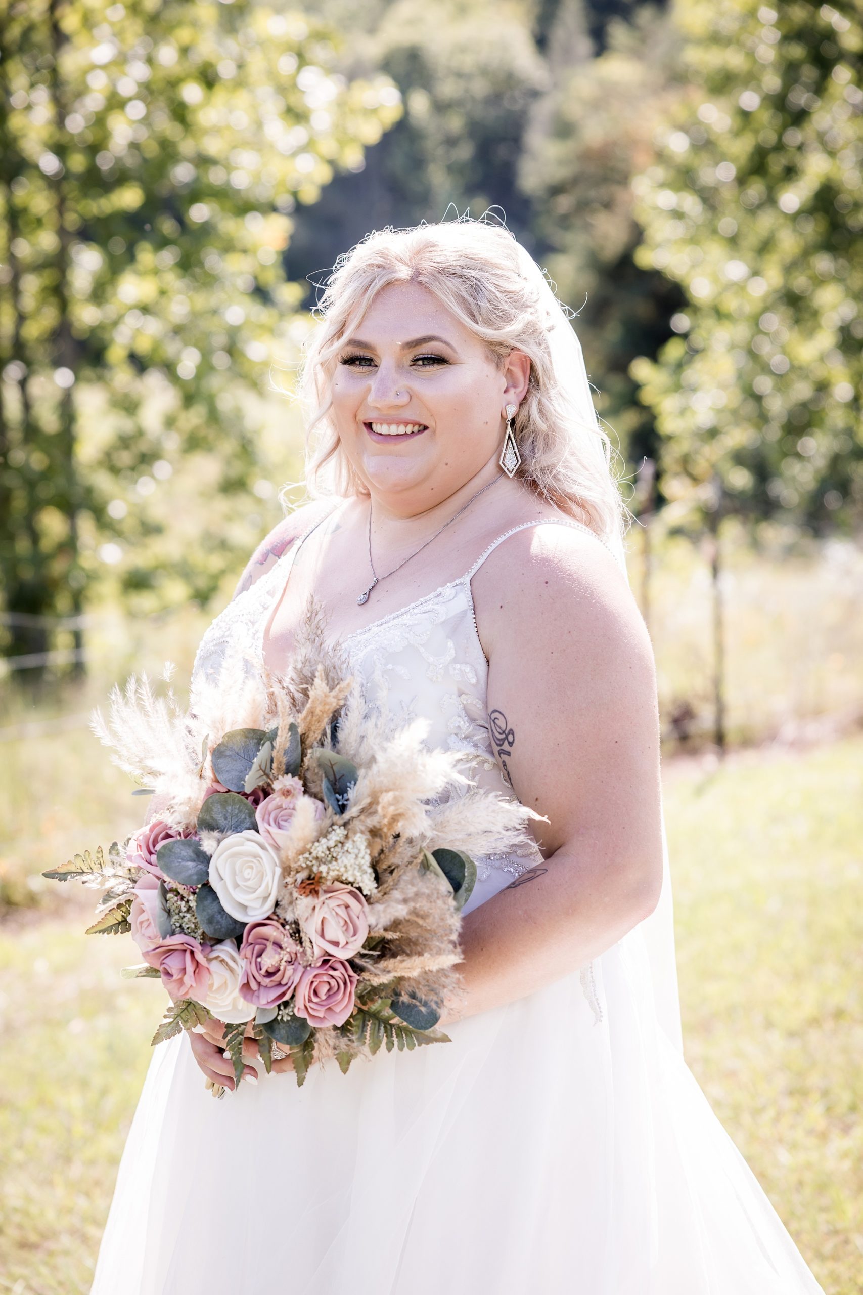 Summer Country Micro Wedding - Bride Portrait