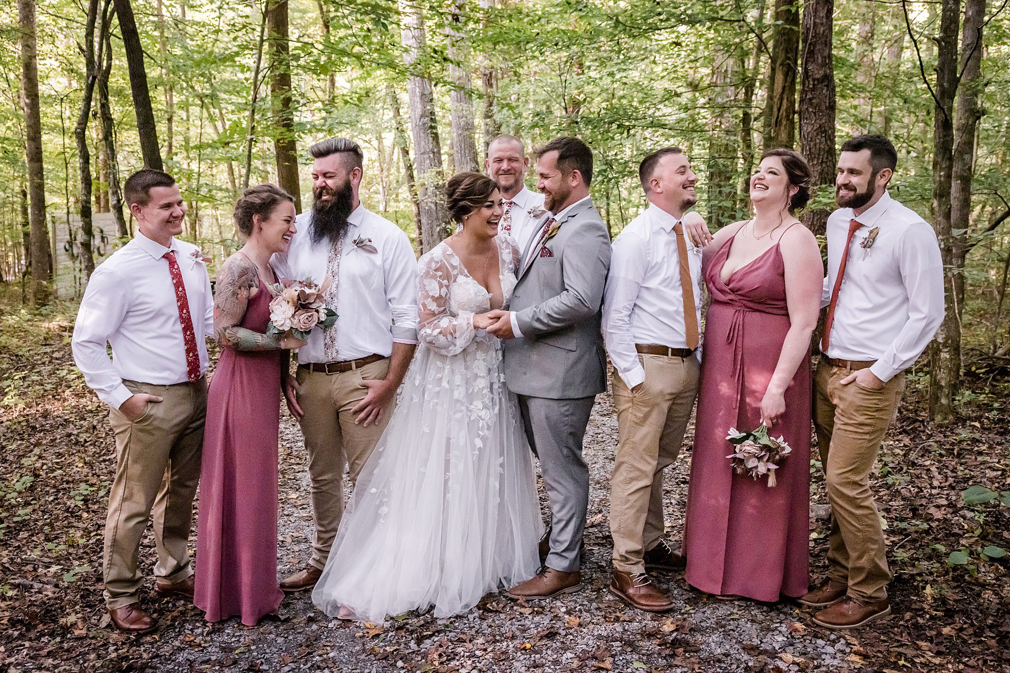 Relaxed Micro Wedding- Bridal Party