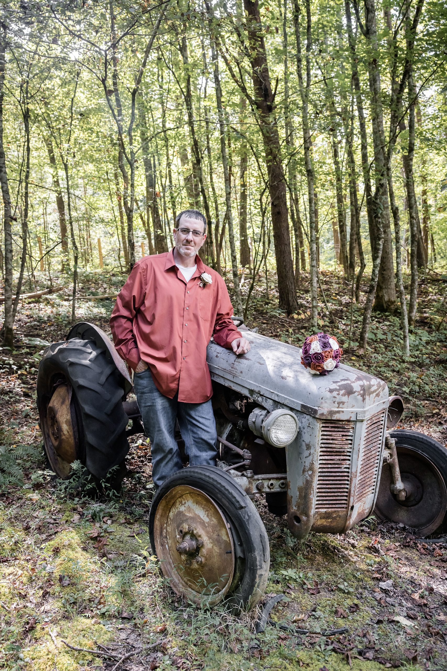 Rustic Groom Portrait
