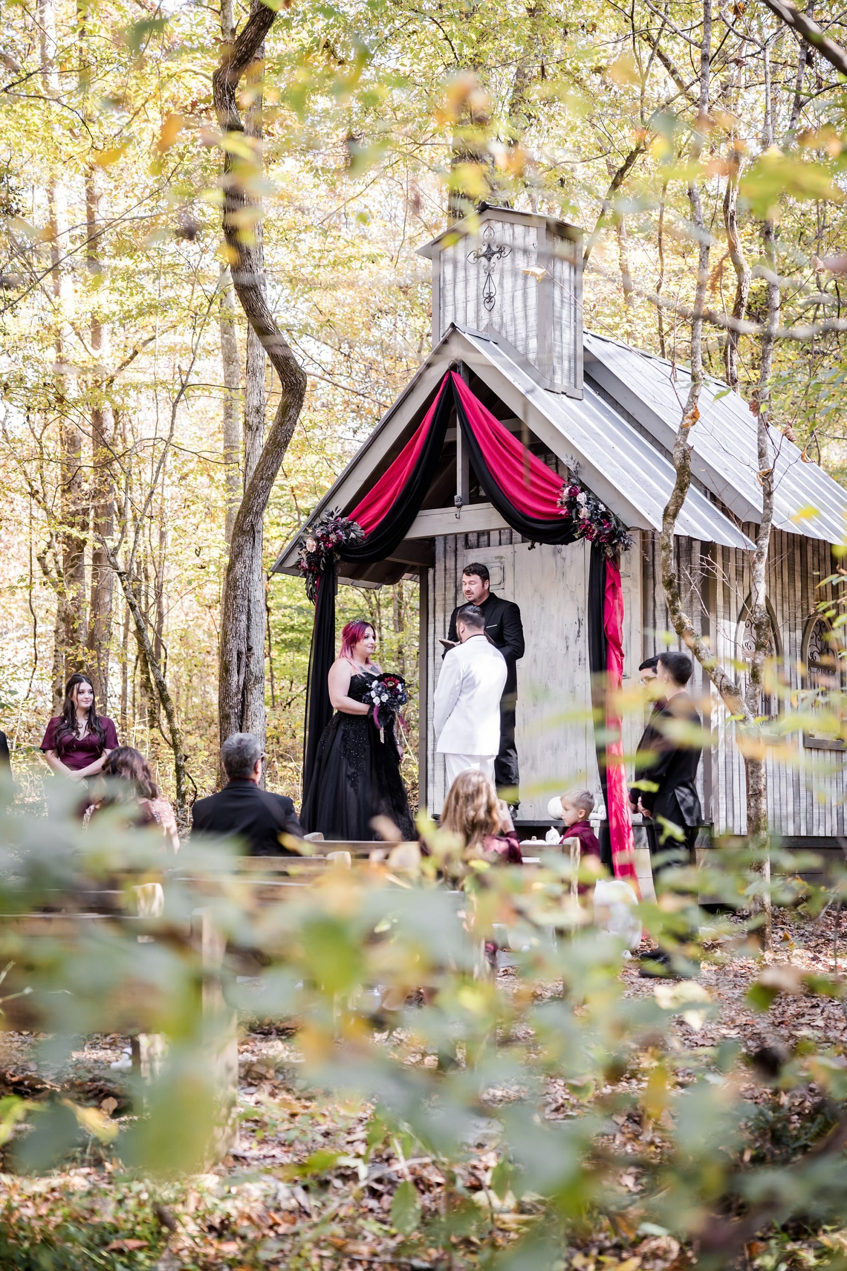 Fun Dark and Moody Wedding