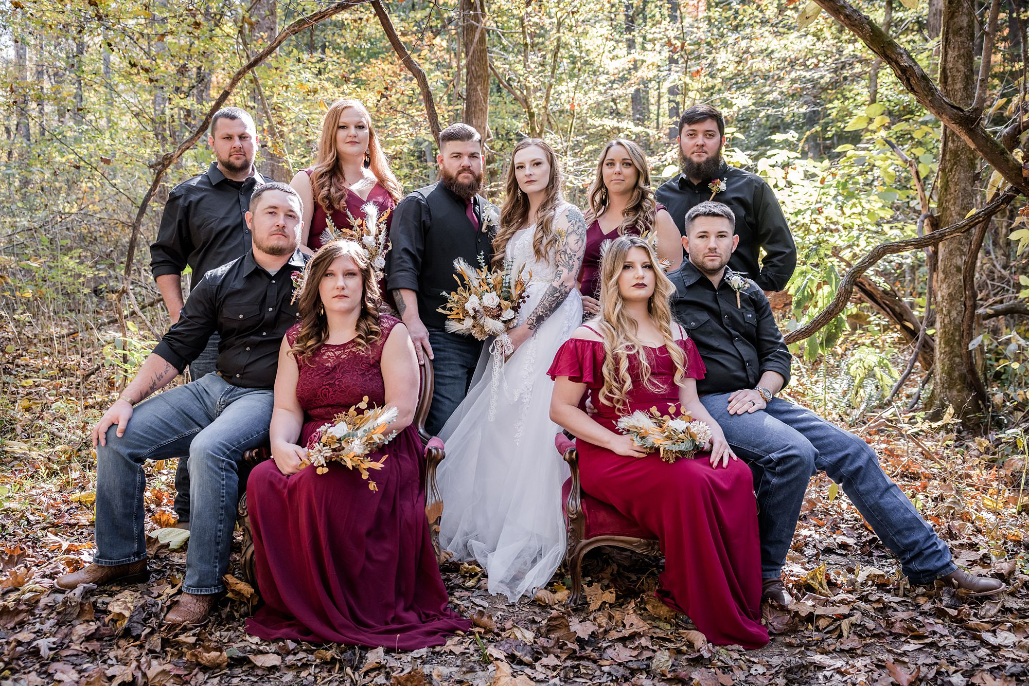 Forest Bridal Party