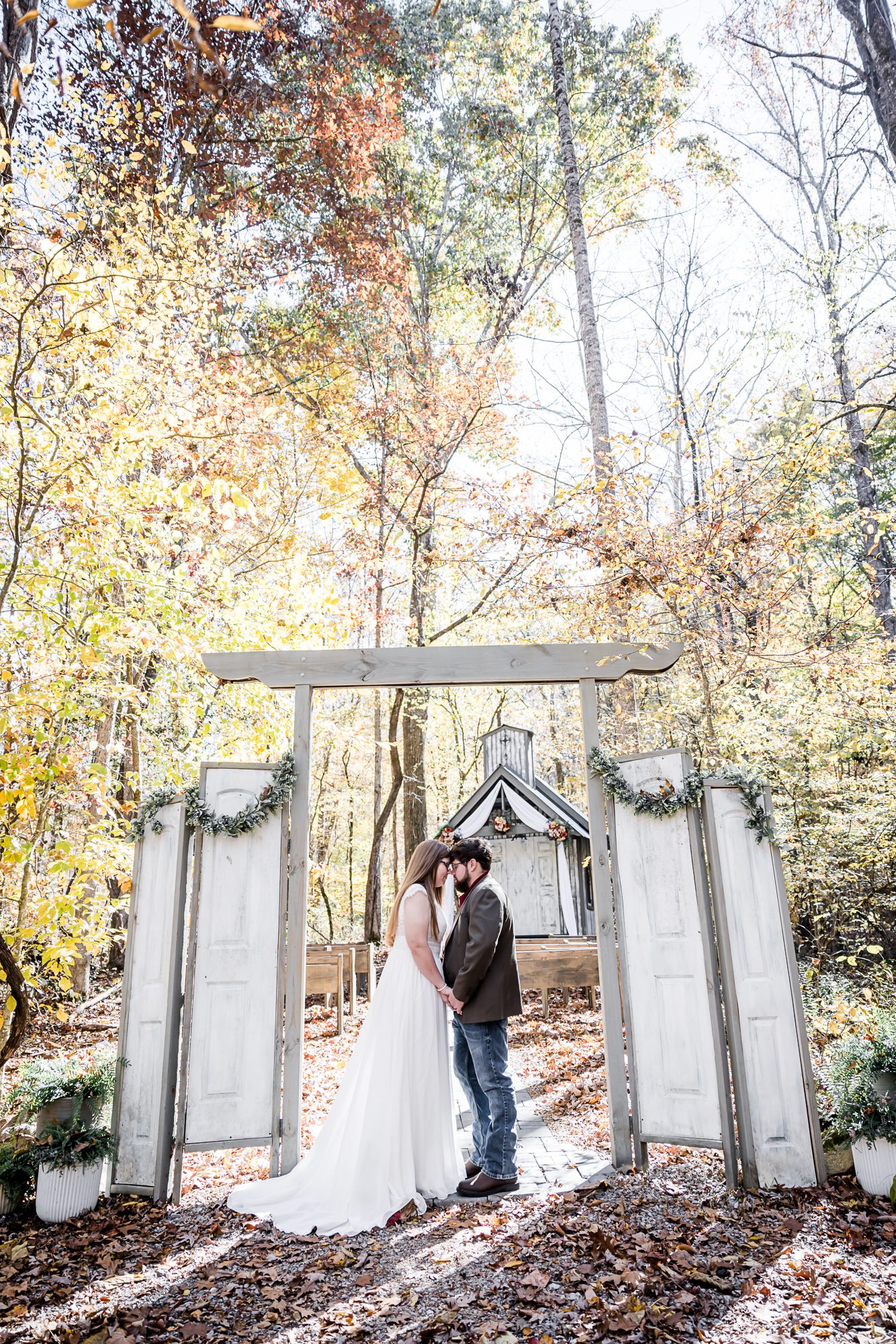 smoky mountain fall elopement