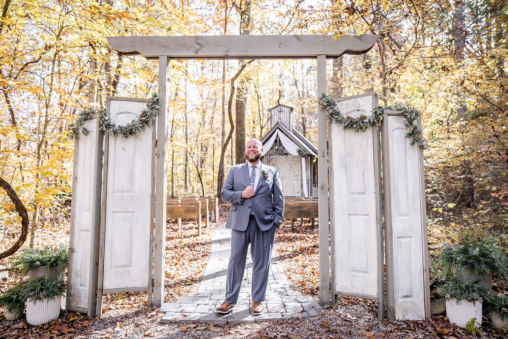 Forest Groom Portrait