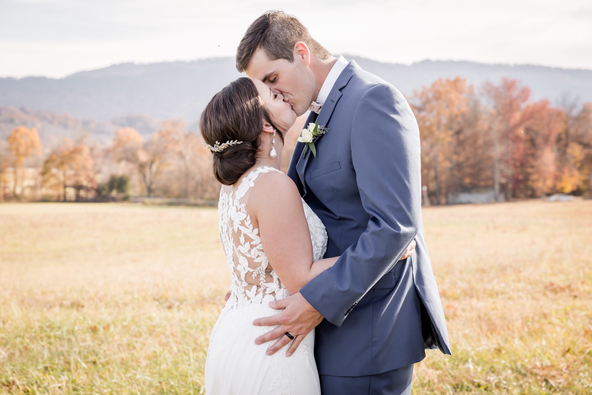 Mountain Bride and Groom Portrait