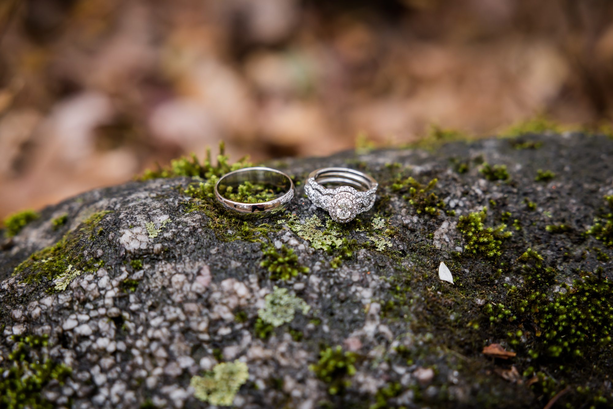 outdoor Wedding rings 