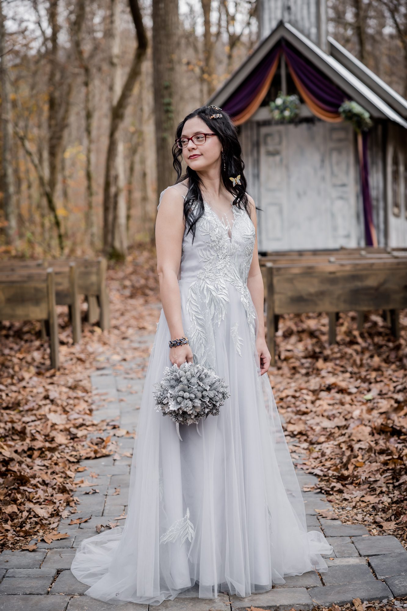 Fall Mini Wedding Bride Portrait
