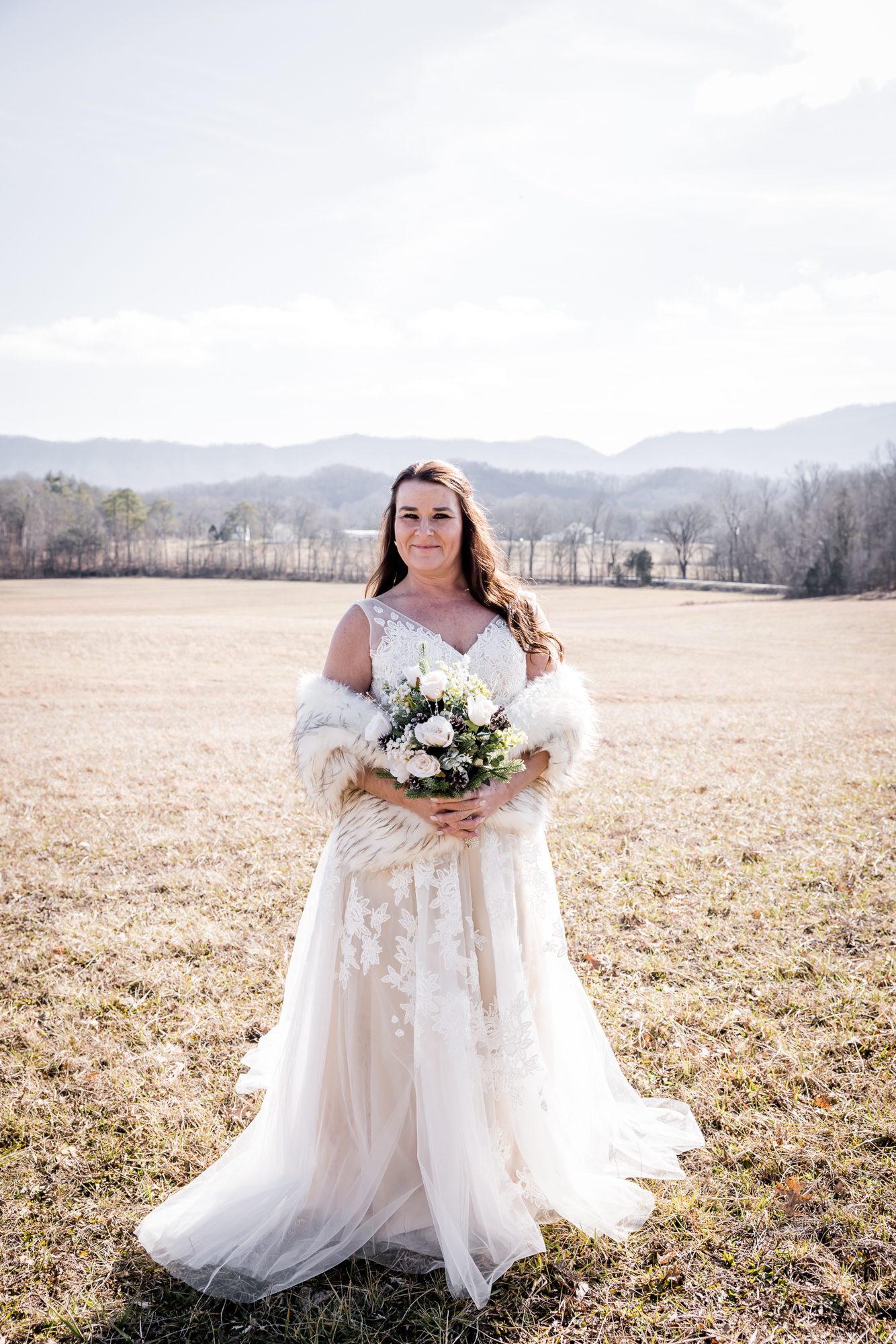 Field Bride Portrait
