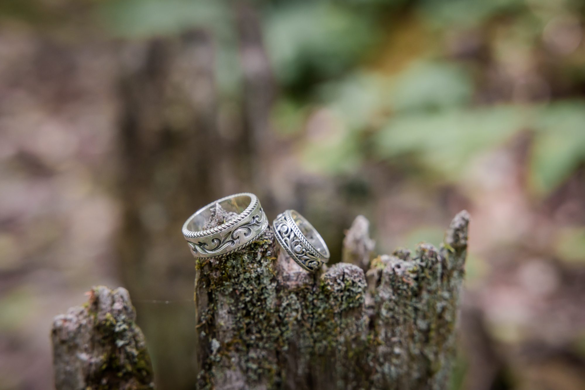 Outdoor Wedding Rings