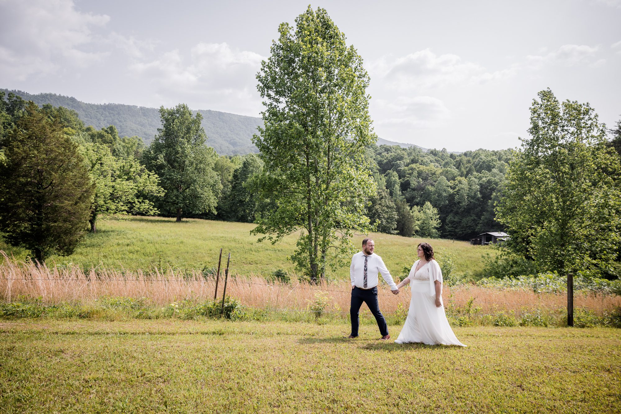 The Barn Bride and Groom Portrait