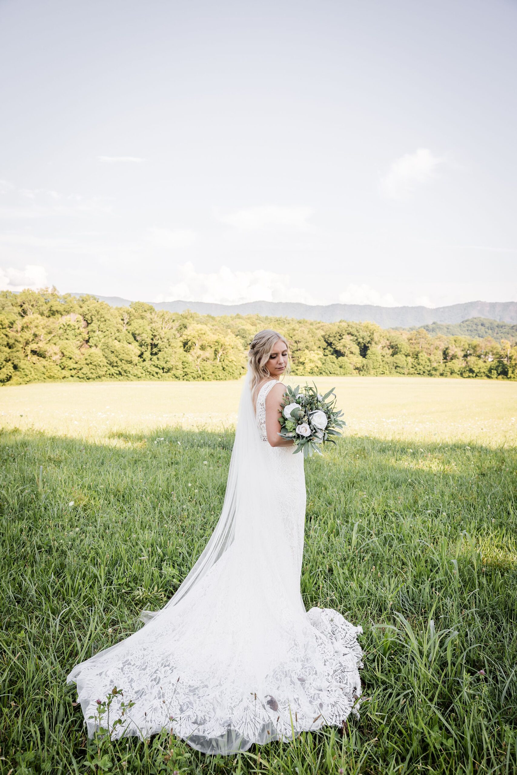 Field Bride Portrait
