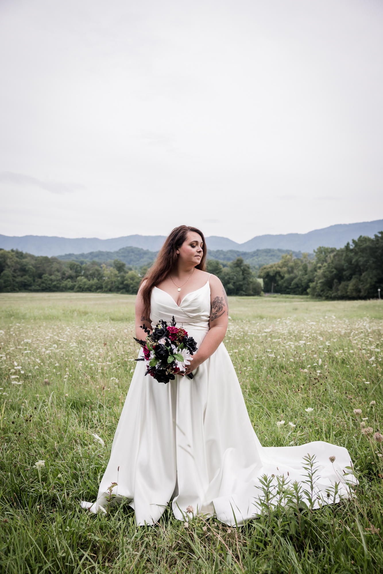 field Bride Portrait