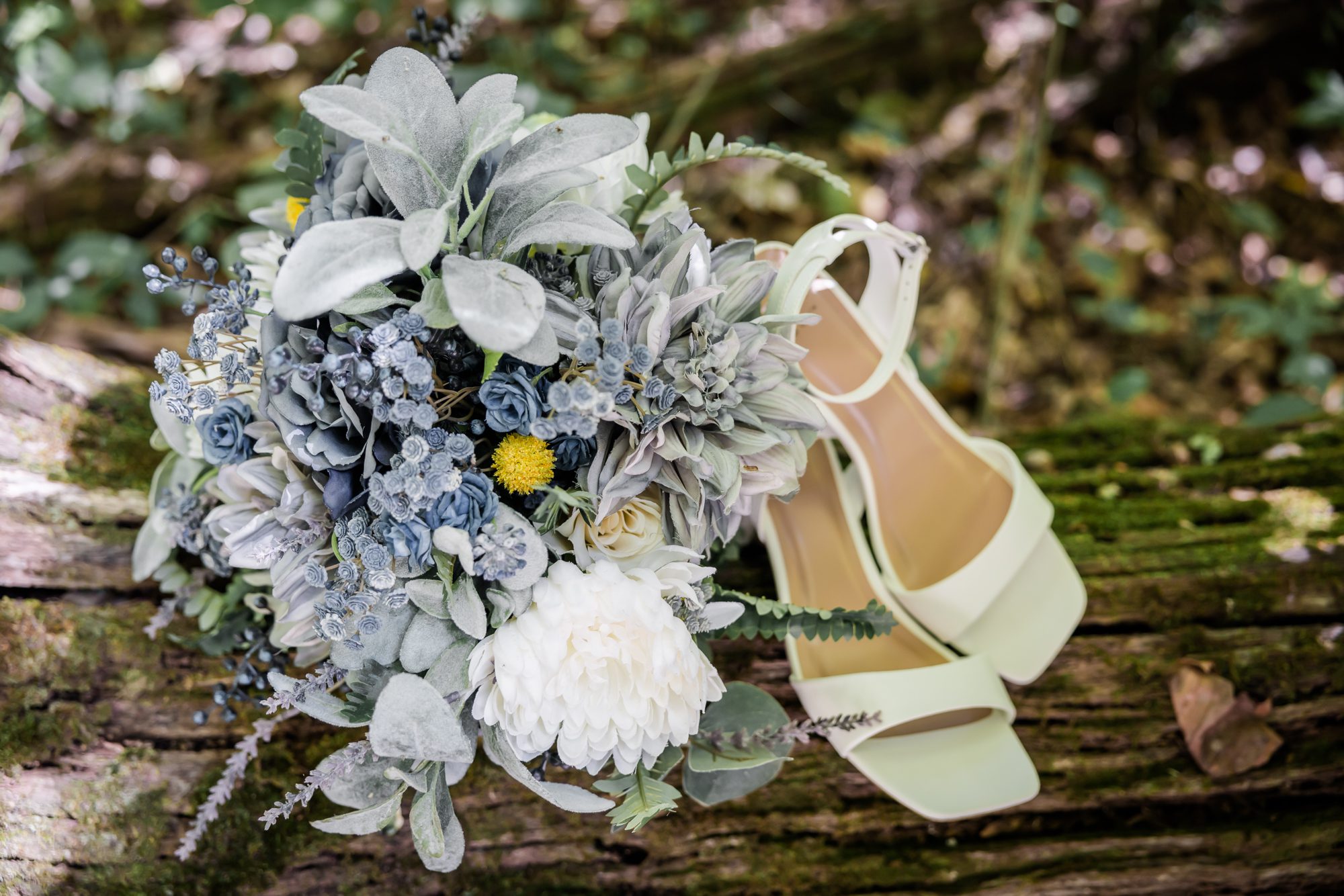 Late Summer Bouquet and Shoes