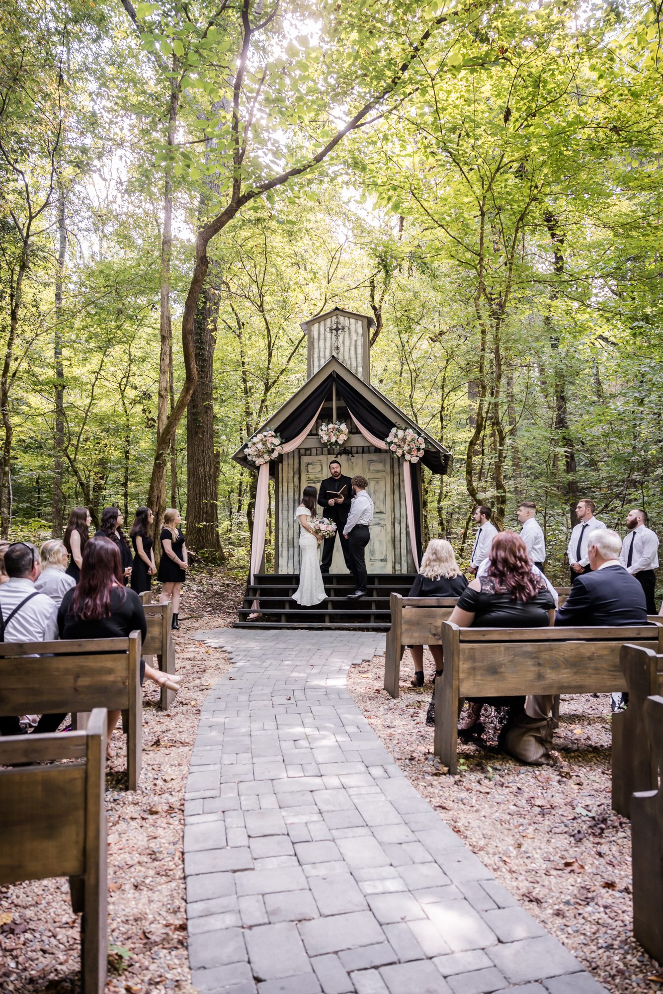 Forest outdoor ceremony