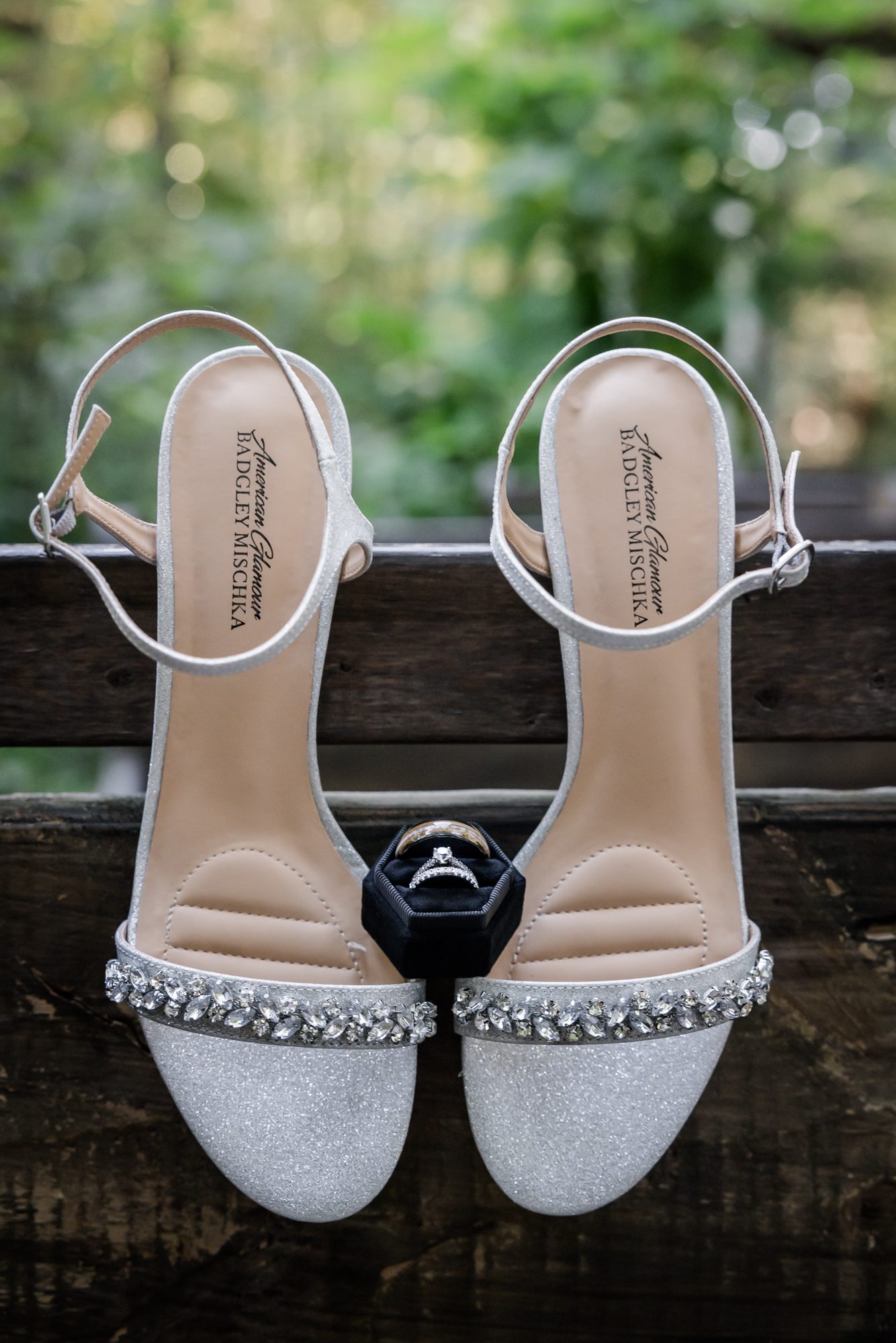 Wedding wedges and rings