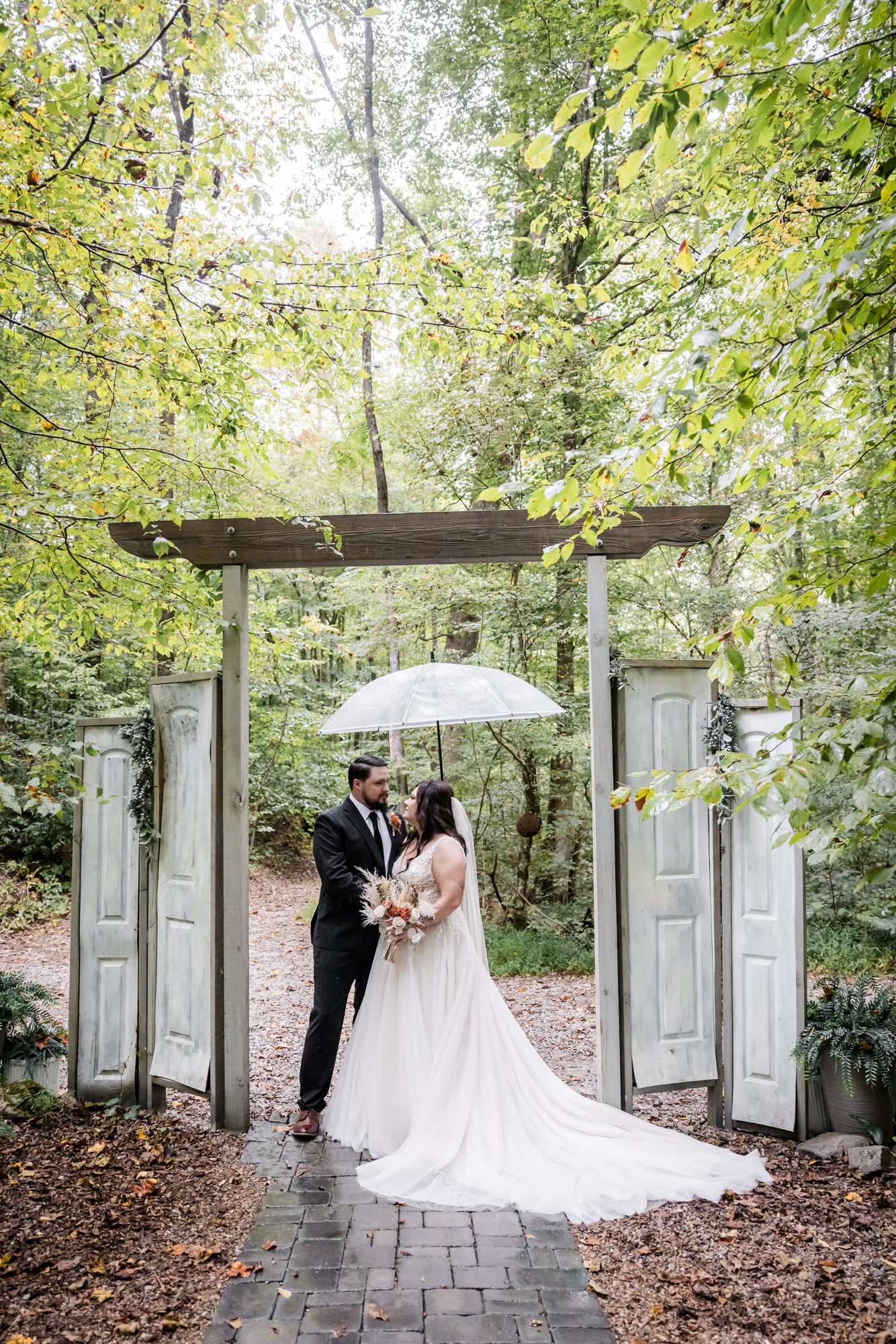 Rainy Fall Wedding