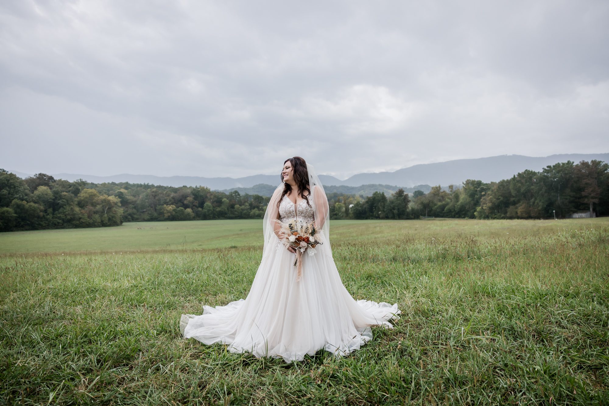 Field Bride Portrait