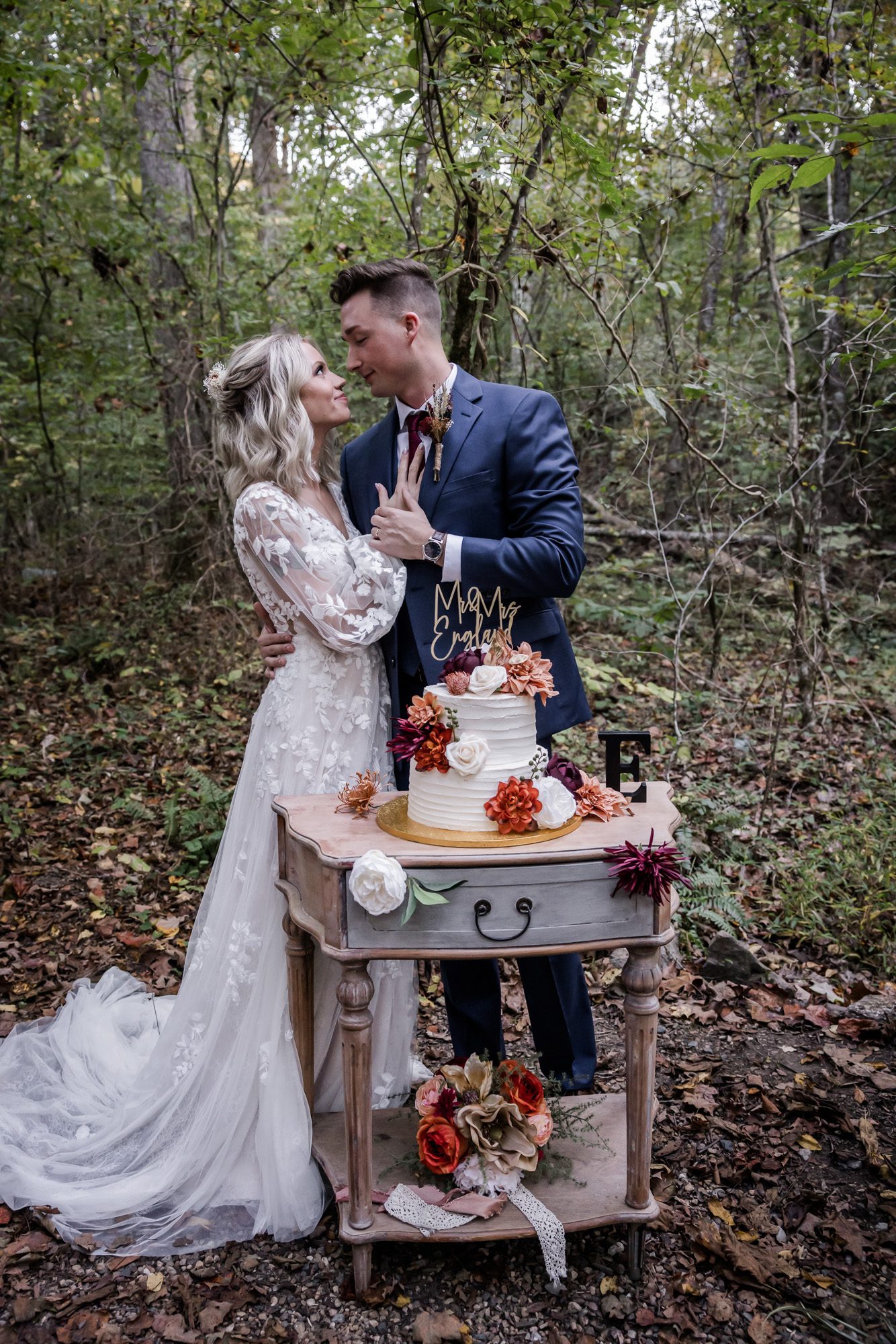 Intimate Smoky Mountain Fall Wedding