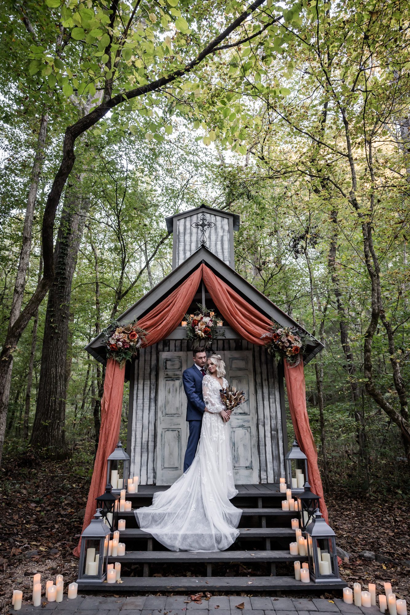 Intimate Smoky Mountain Fall Wedding