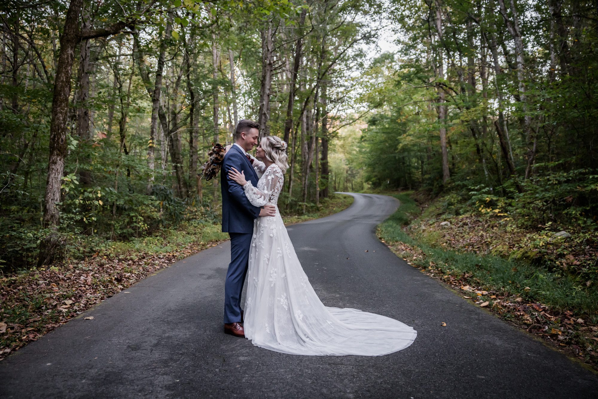 Intimate Smoky Mountain Fall Wedding