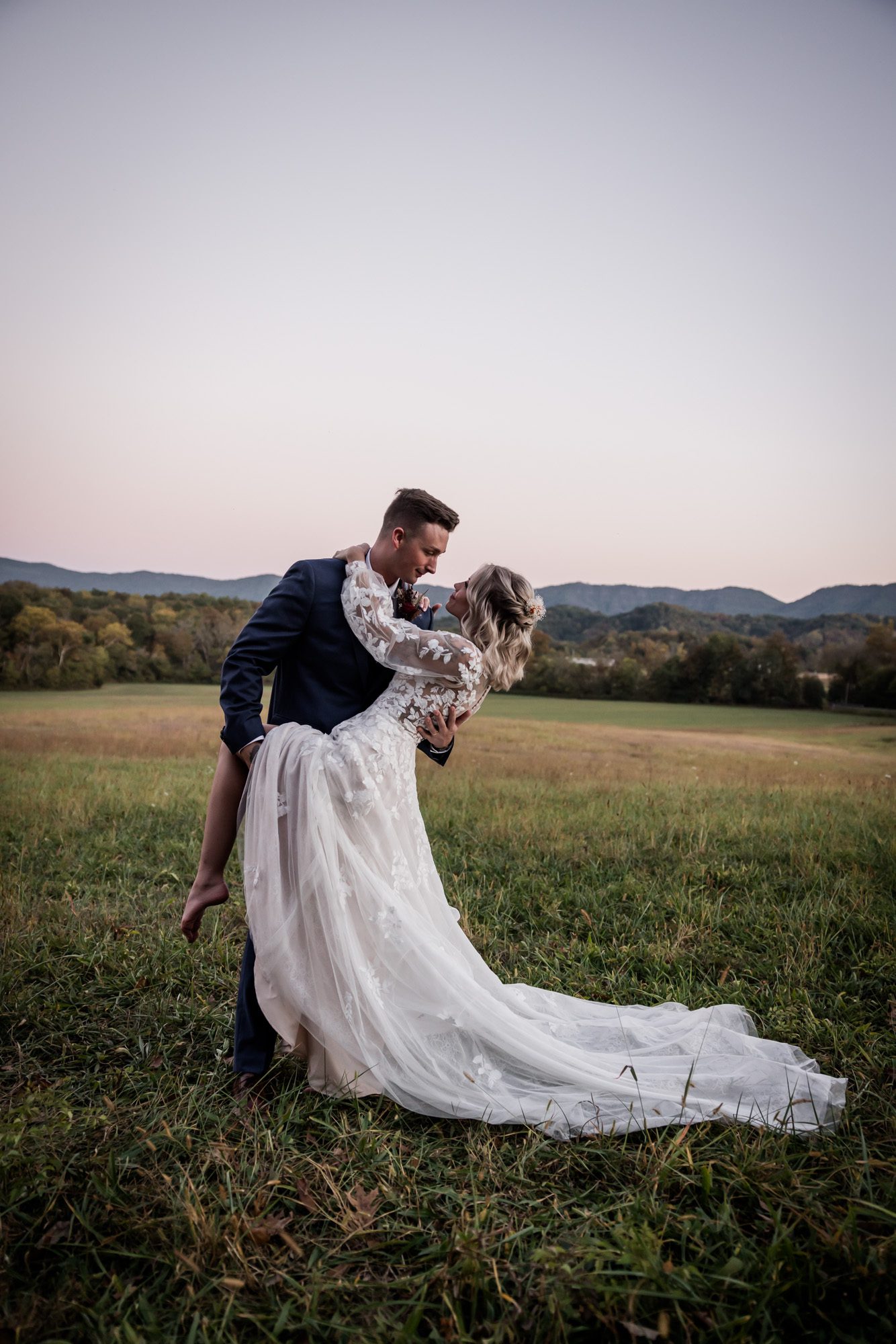 Intimate Smoky Mountain Fall Wedding